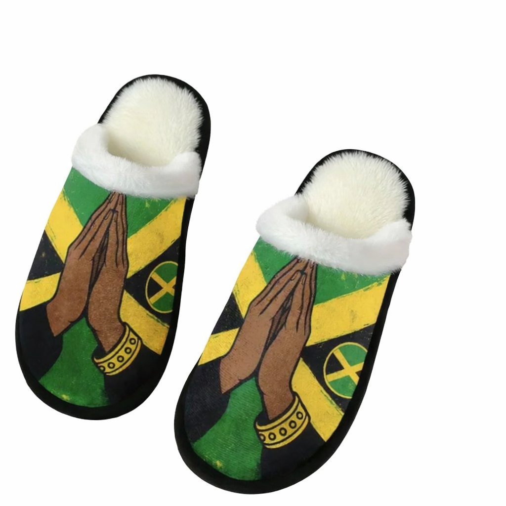 Jamaican Prayer Hands Slippers