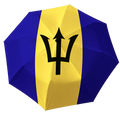 Barbados Flag Umbrella