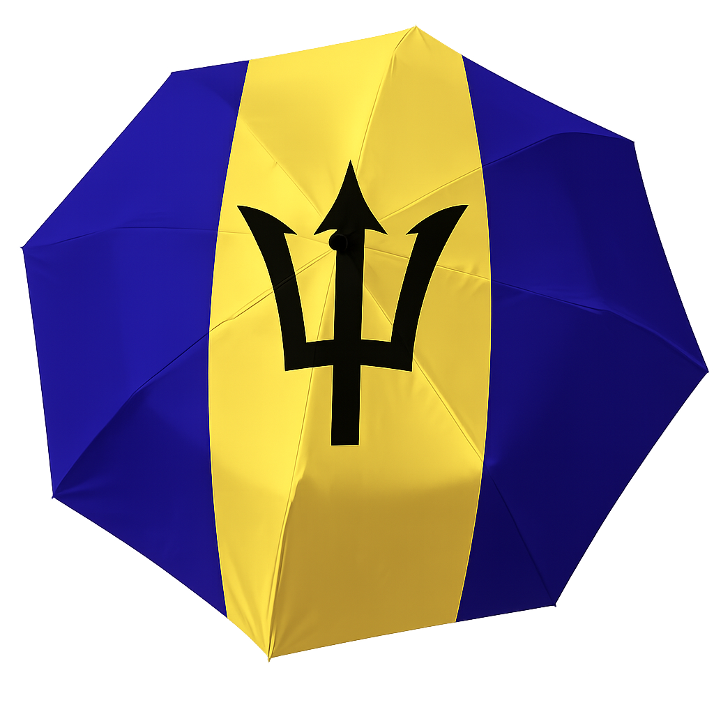 Barbados Flag Umbrella