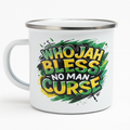 Who Jah Bless No Man Curse – Enamel Mug