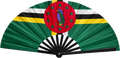 Dominica Flag Hand Fan