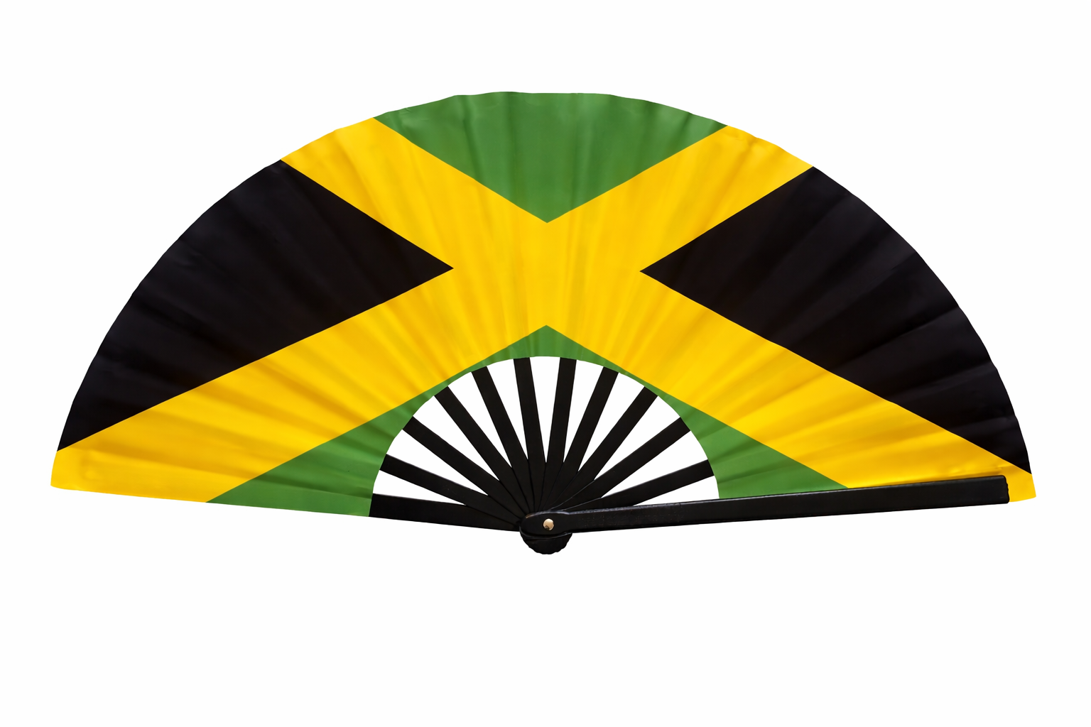 Jamaica Flag Hand Fan