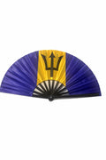 Barbados Flag Hand Fan